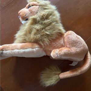 Plush Lion Stuffed Animal - Tan and Brown Plush Toy